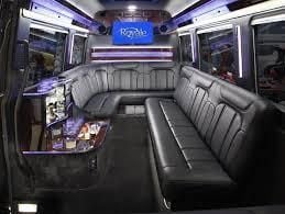 12 Passenger Mercedes Sprinter Party Bus Interior